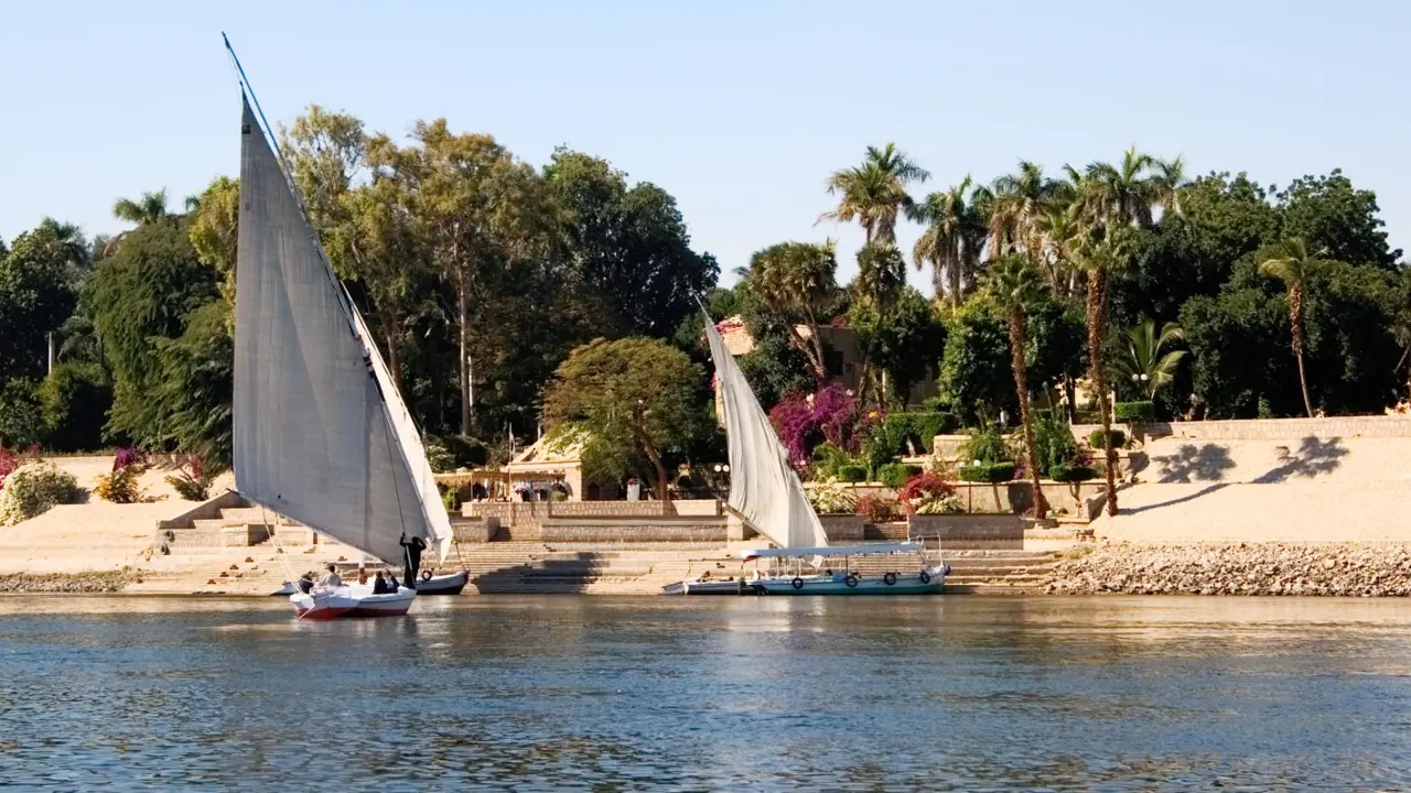Feluccas, Kitchener Island, Aswan