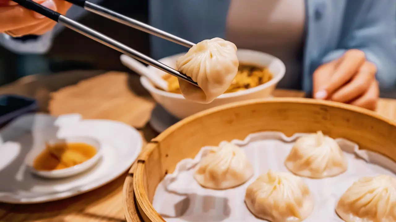 Xiaolongbao dumplings