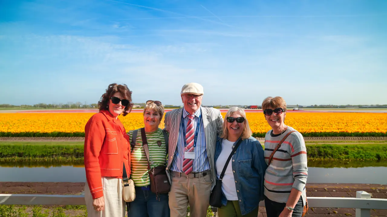Newmarket Holiday customers and tour manager