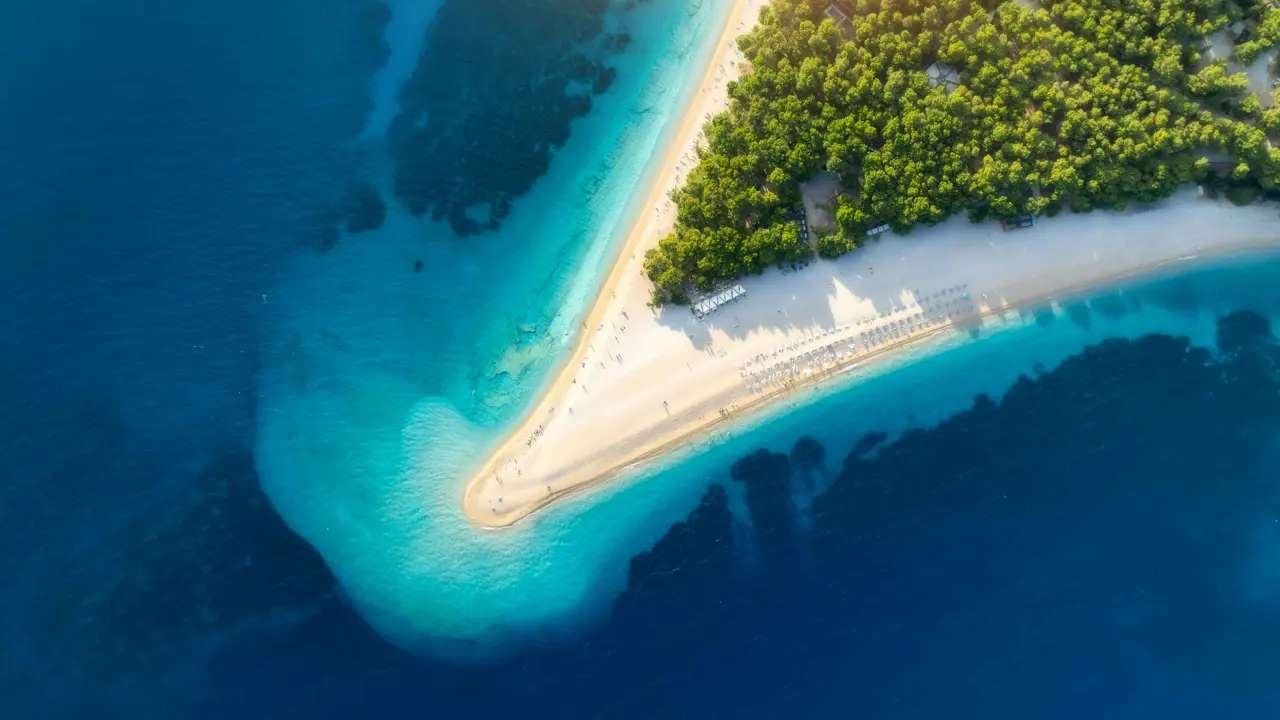Zlatni Rat beach, Brač Island