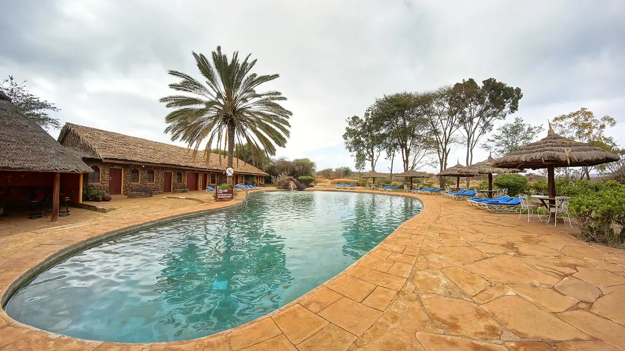 Amboseli Sopa Lodge, Amboseli National Park, pool