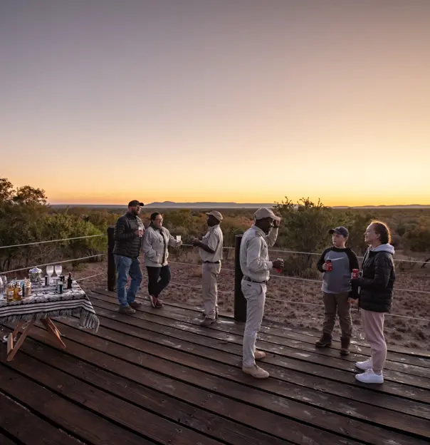 Mabula Game Lodge, safari sundowners