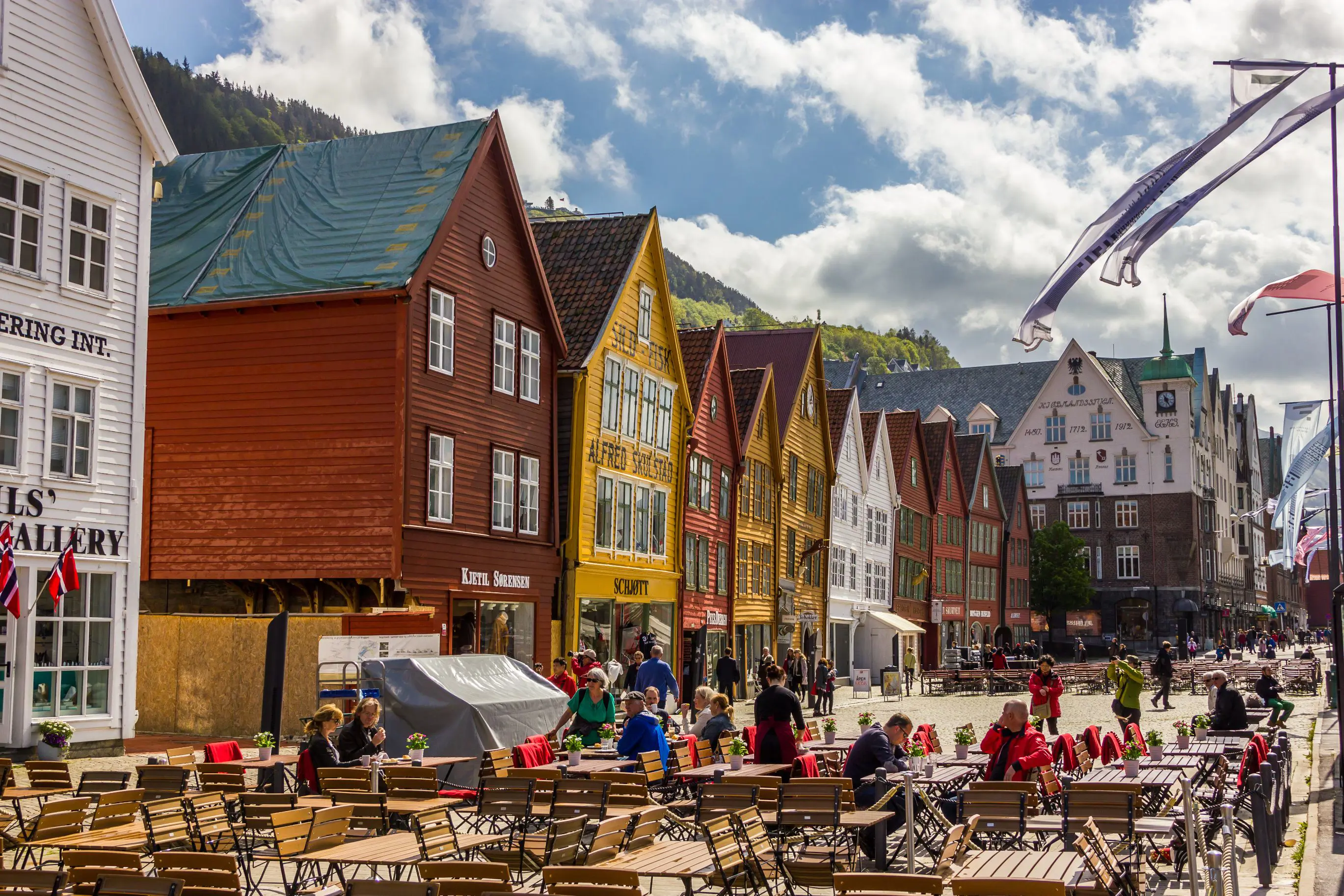 Bryggen, Bergen, Fjord Norway