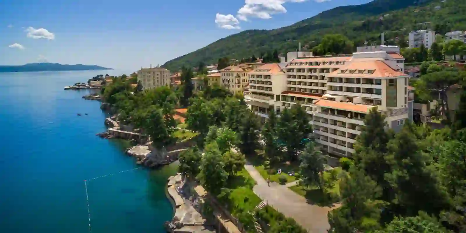 Hotel Excelsior in Lovran, Croatia, ideally located along the coast
