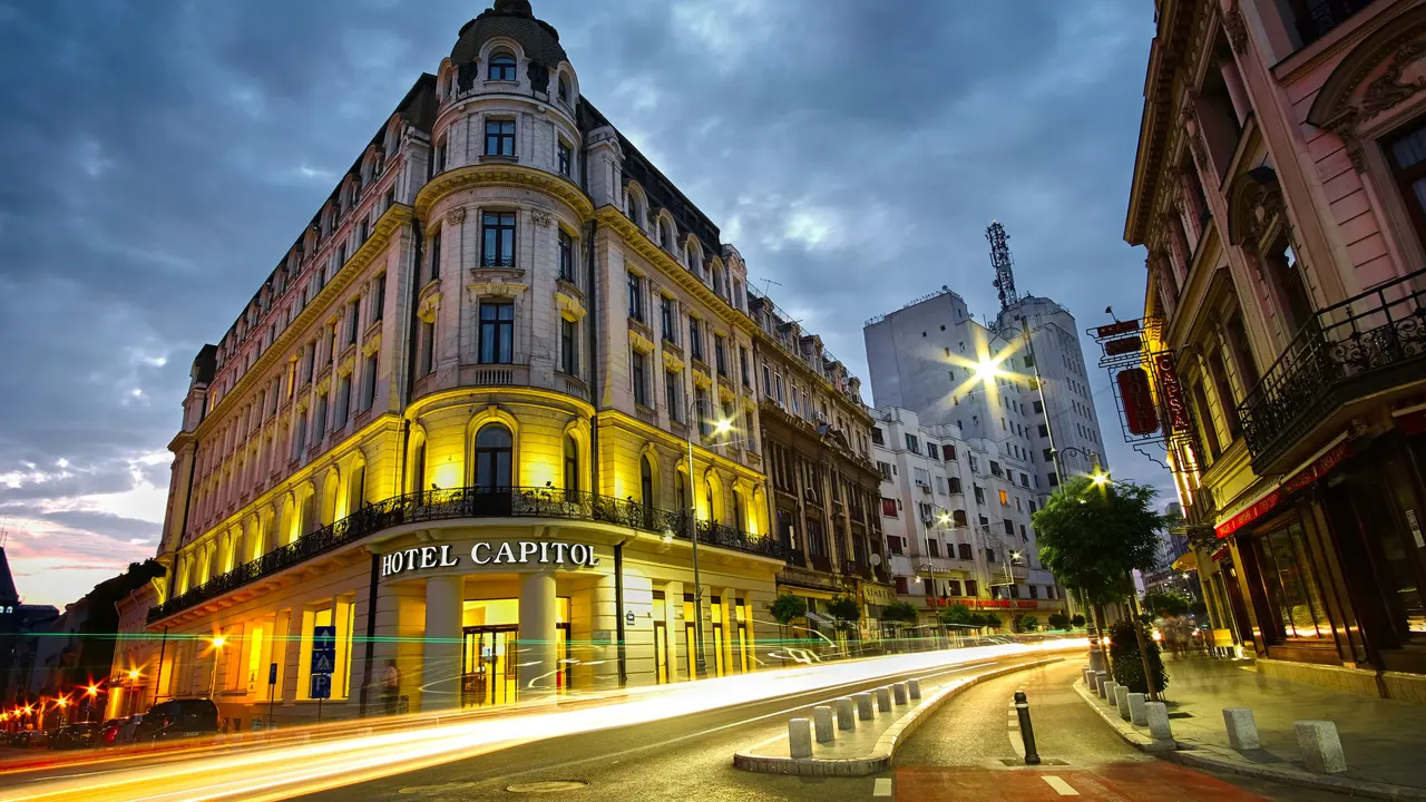 Hotel Capitol, Bucharest, exterior