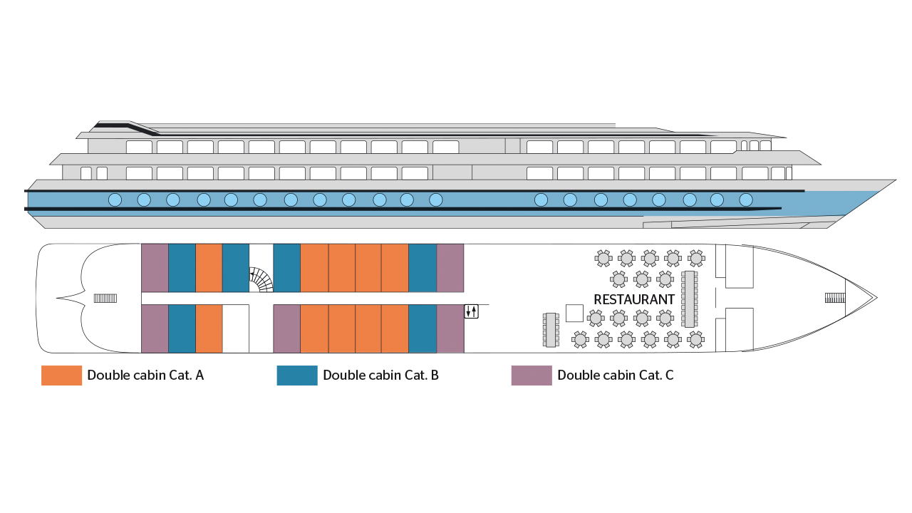 Ms Belle De Cadix Main Deck