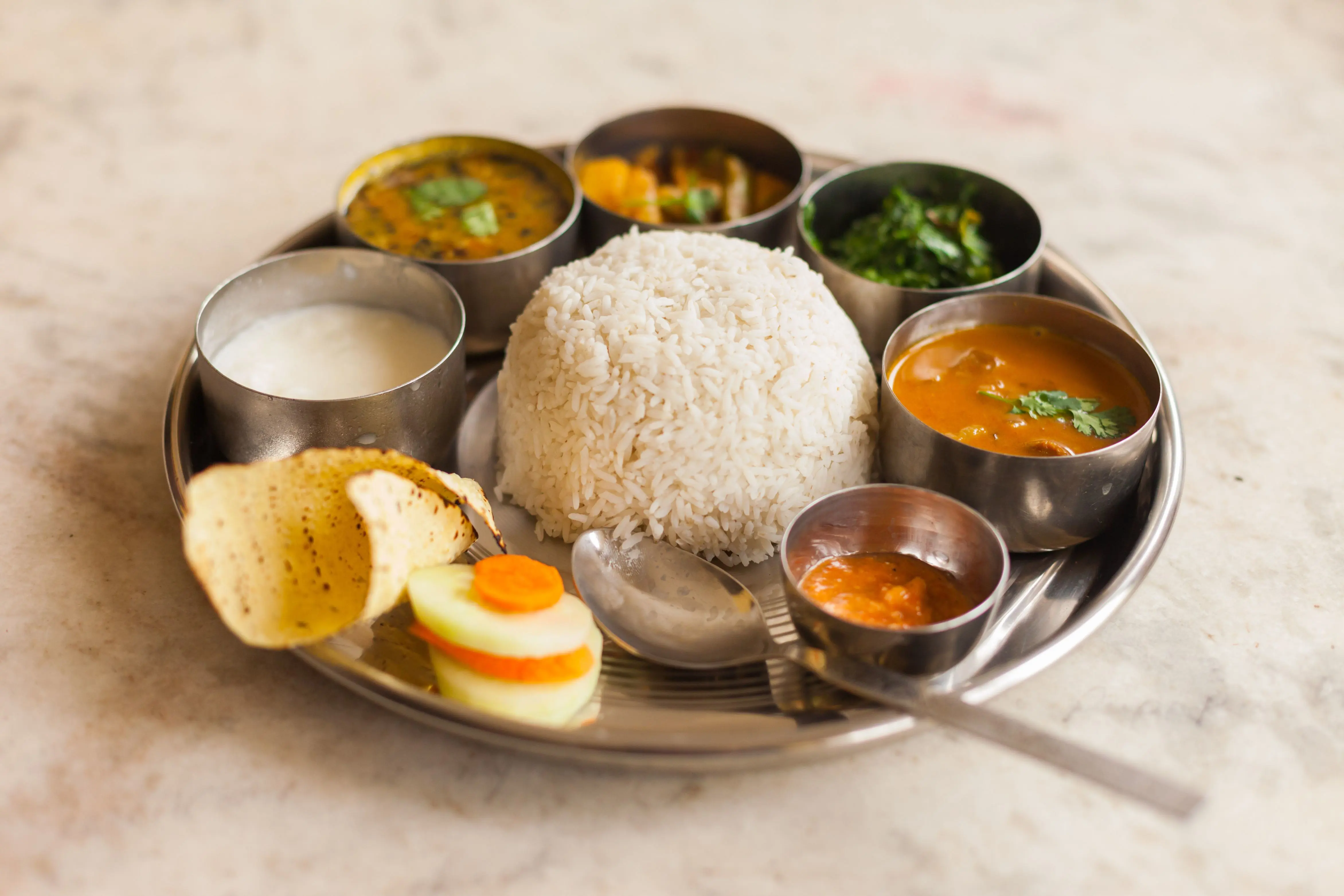 Traditional Nepalese food