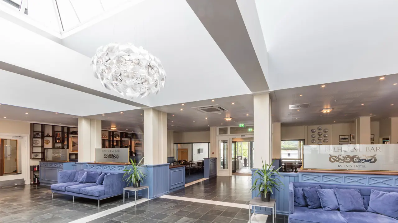 Kviknes Hotel, Balestrand, Lobby Restaurant