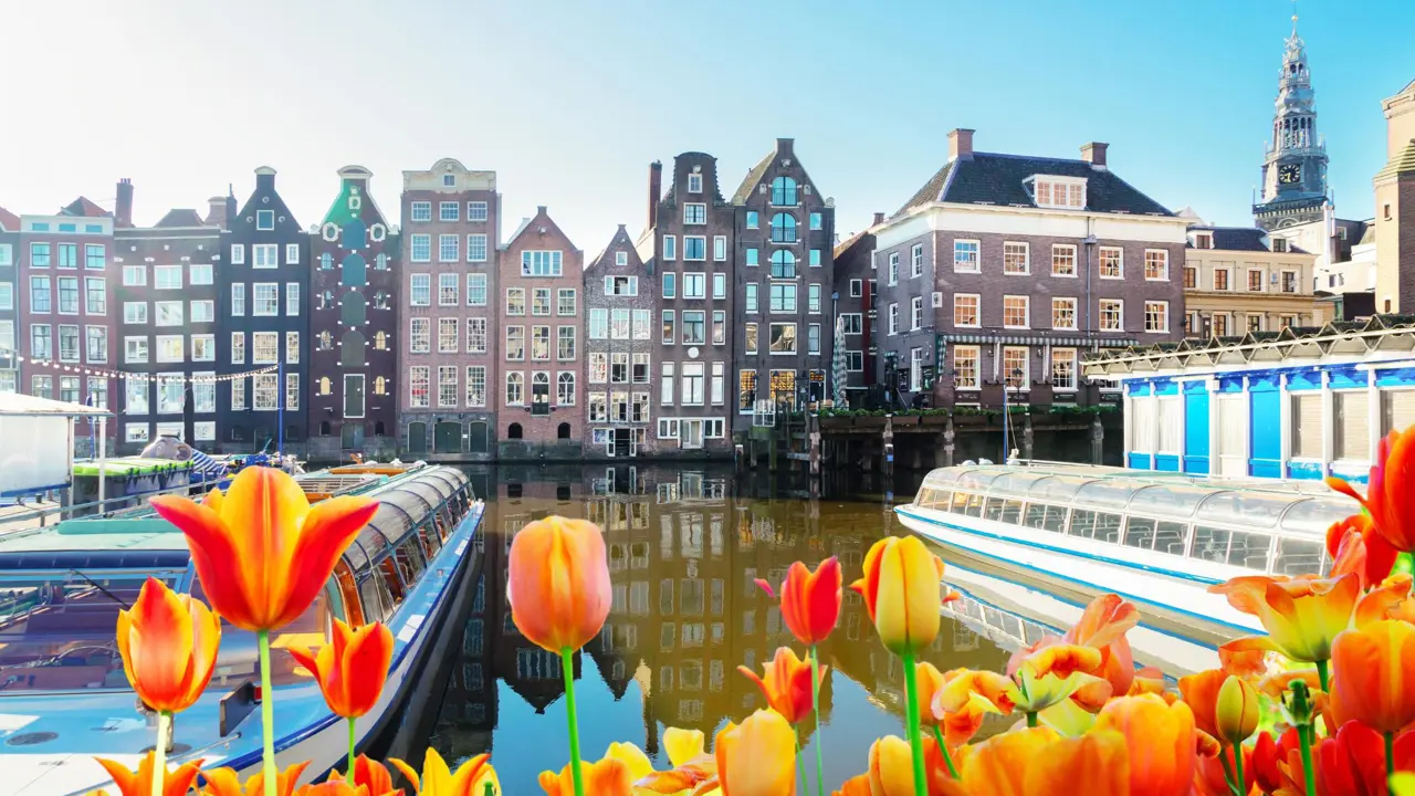 Amsterdam in spring, Netherlands