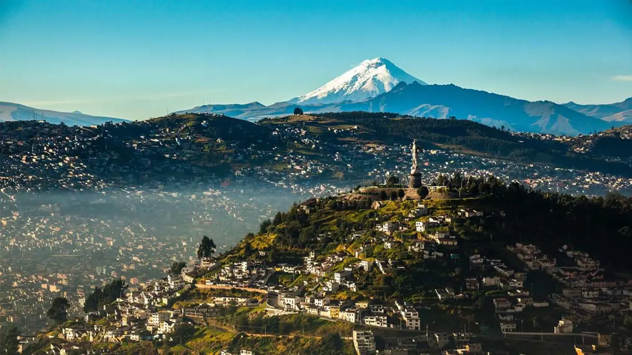 Quito and Cotopaxi volcano, Ecuador