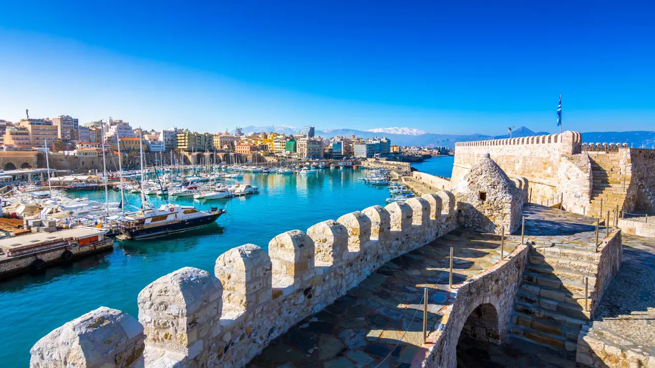 Heraklion Harbour, Crete, Greece