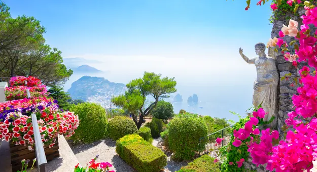 View from Mount Solaro, Capri