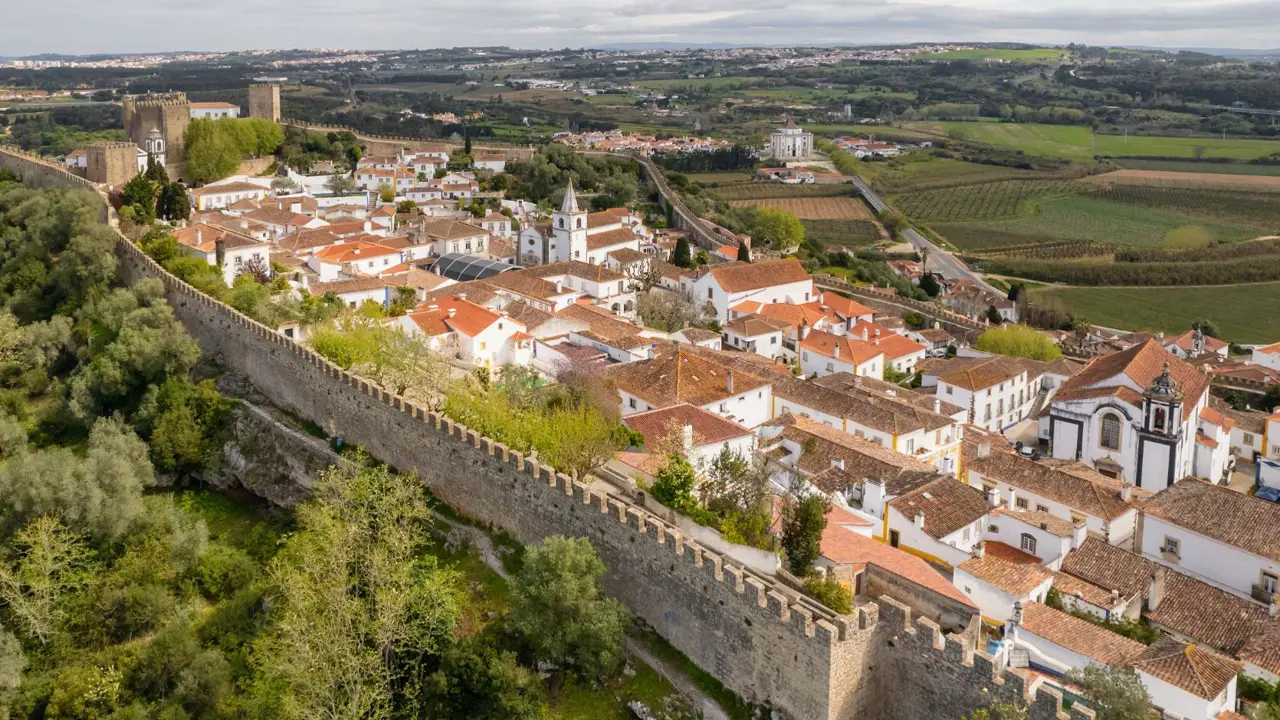 Historic walled town of Obidos, Centro Region, Portugal