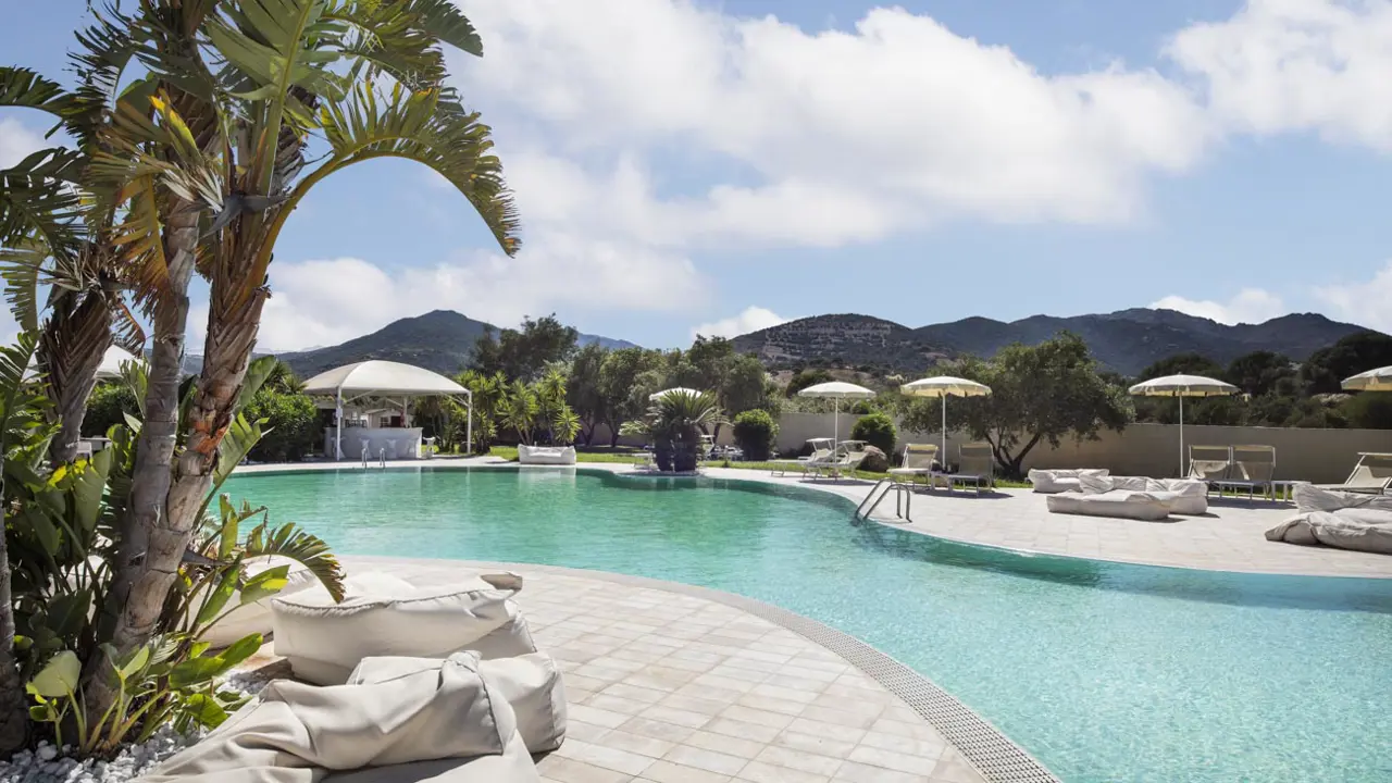 Hotel San Teodoro, San Teodoro, pool view