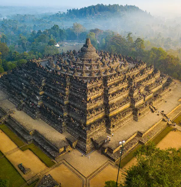 Borobudur Buddhist Temple, Yogyakarata, Java