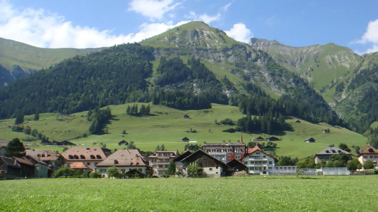Hotel Roc et Neige, Chateau d'Oex, Exterior Summer