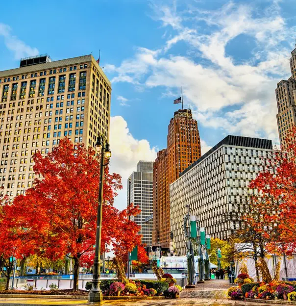 Downtown Detroit, Michigan