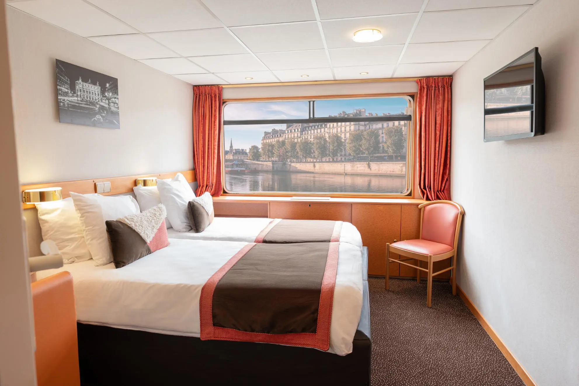 MS Seine Princess cabin