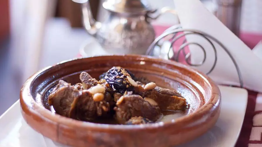 Moroccan lamb tajine