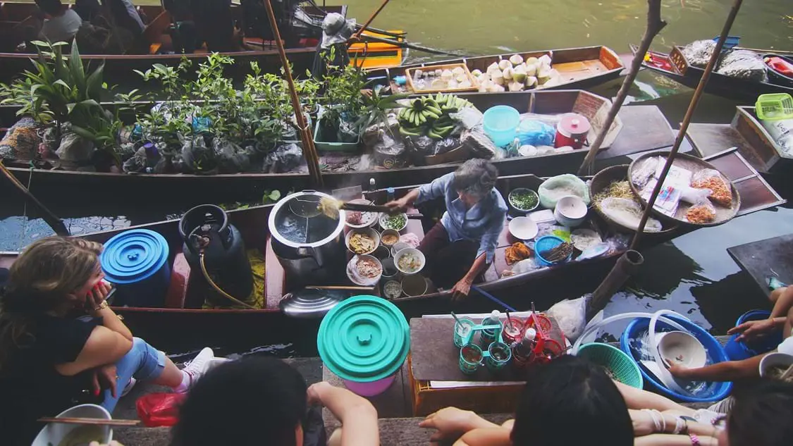 River market, Laos