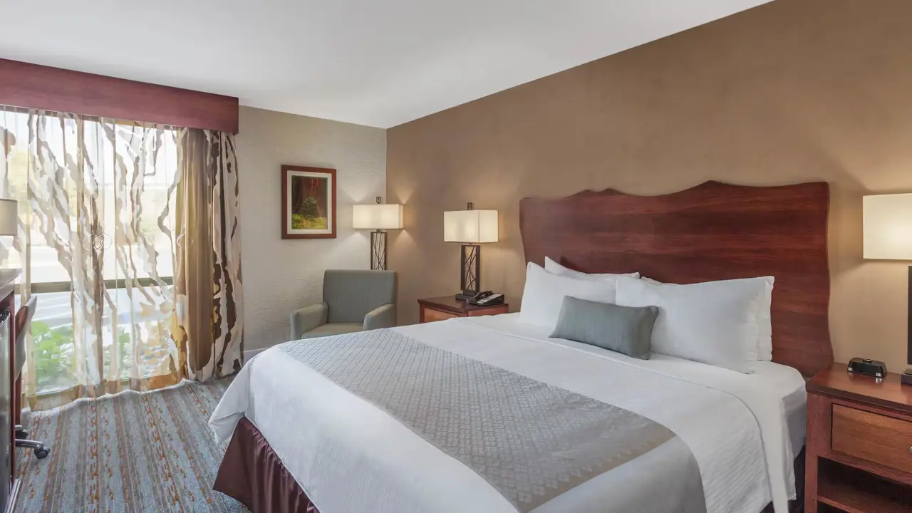 Wyndham Hotel, Visalia, bedroom