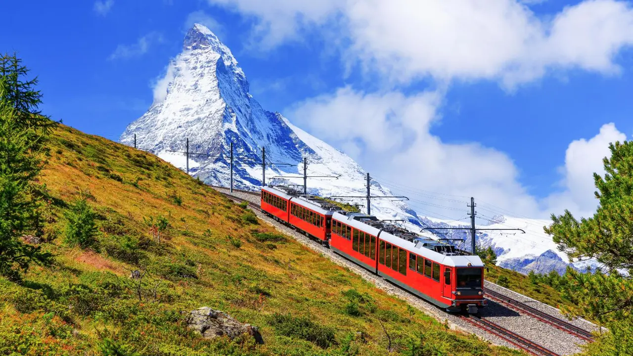 Gornergrat train, Zermatt, Switzerland