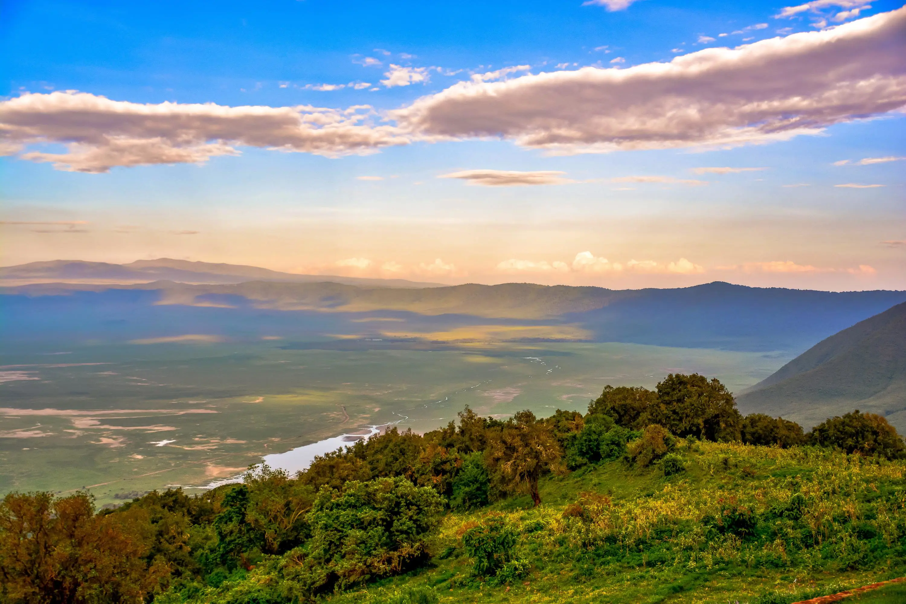 View of Ngorongoro Crater