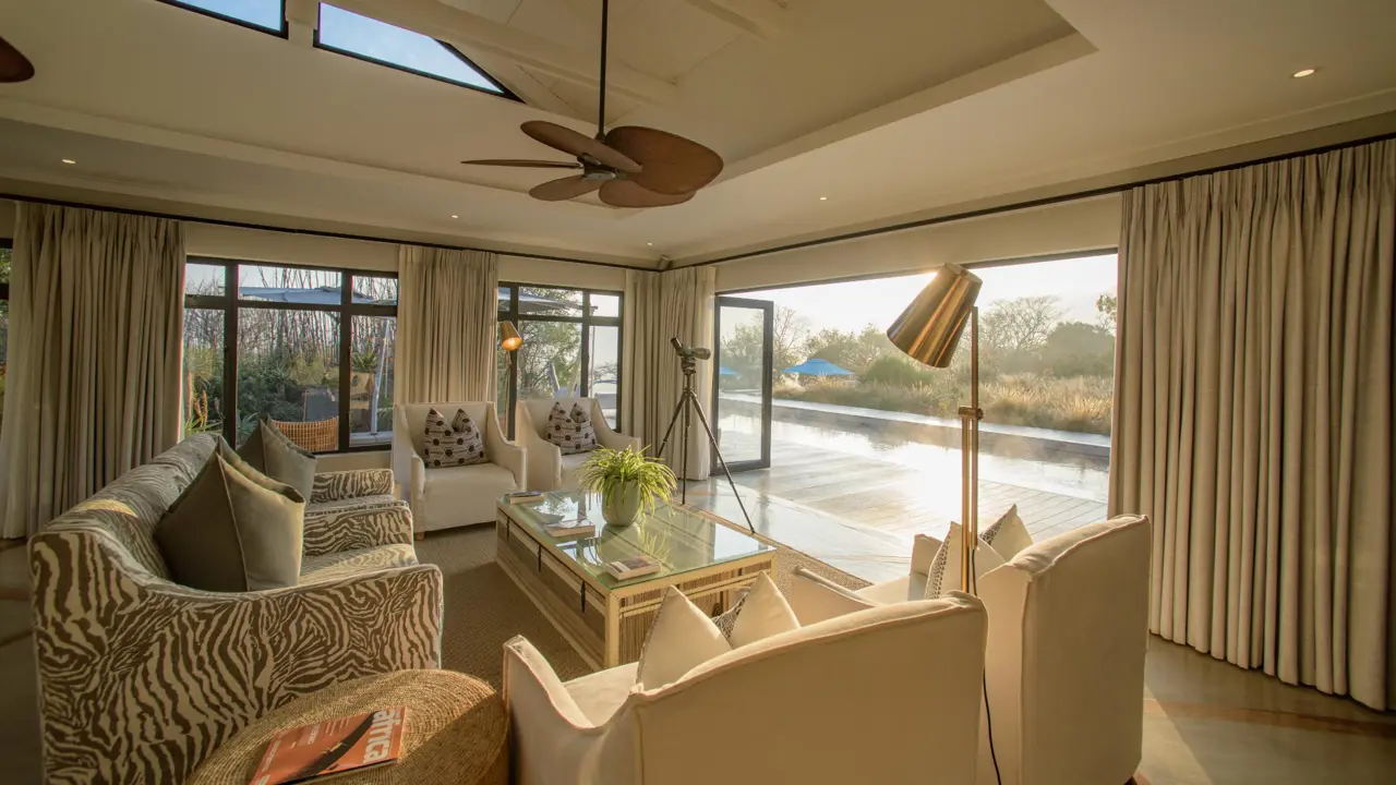 Valley Lodge, Babanango Game Reserve, Lounge2