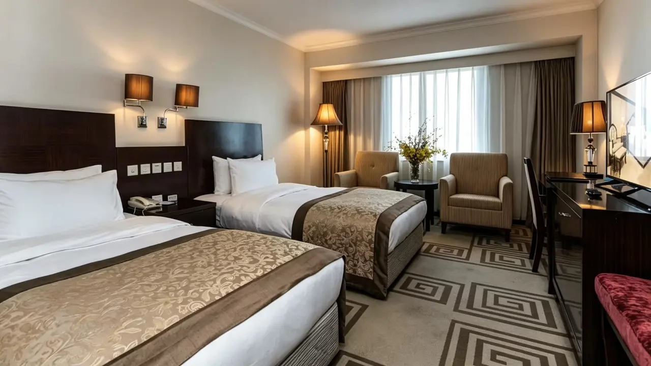 Beijing Continental Grand Hotel, Beijing, bedroom