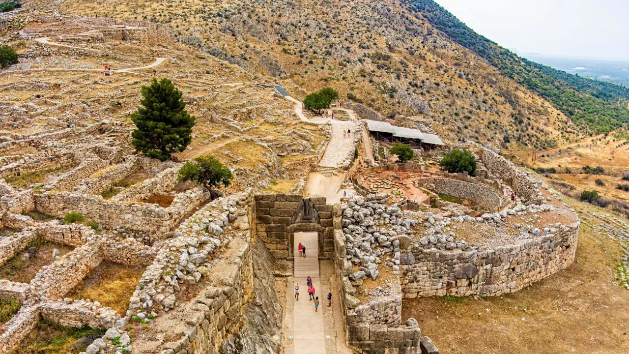 Mycenae, 12th Century BC Greek Settlement, Peloponnese, Greece