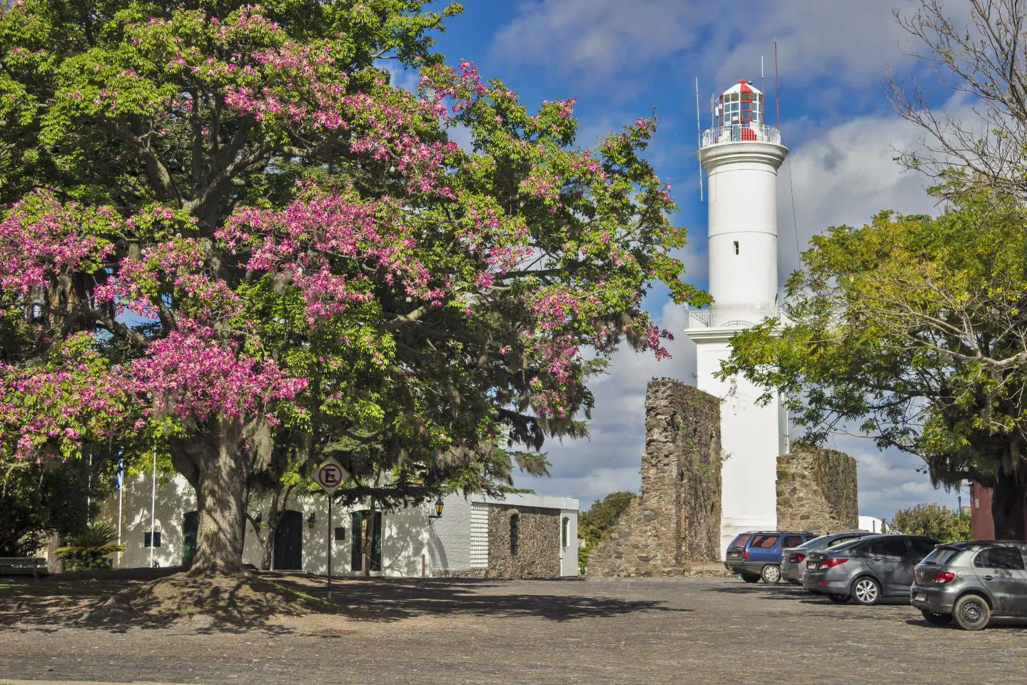 Old Lighthouse in Plaza Mayor, Colonia del Sacramento, Uruguay