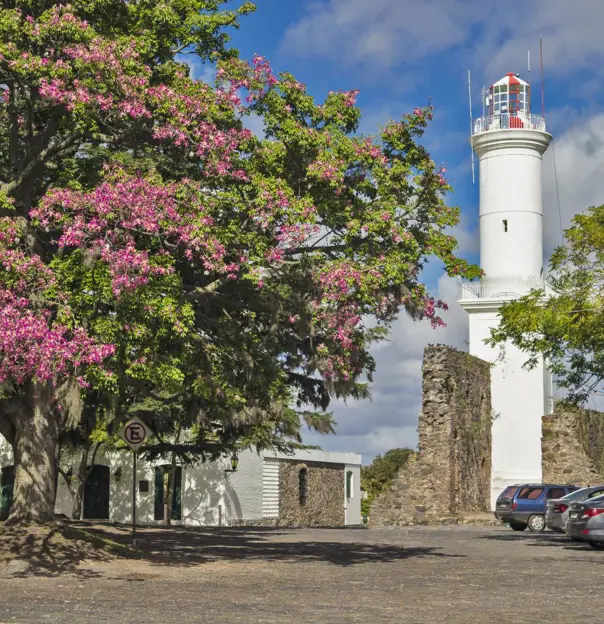 Old Lighthouse in Plaza Mayor, Colonia del Sacramento, Uruguay