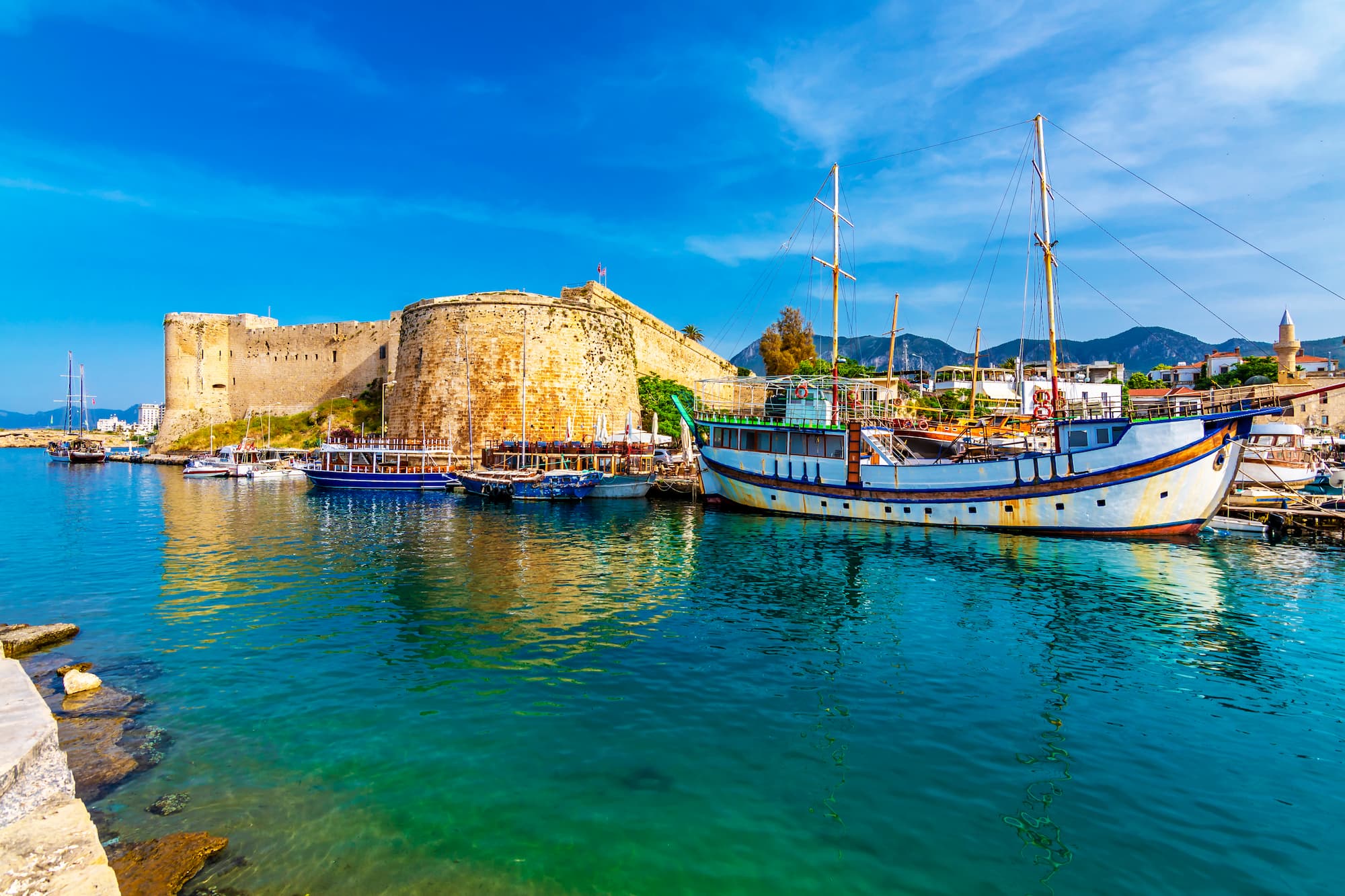 Gettyimages 656315412 Kyrenia Castle View In Northern Cyprus