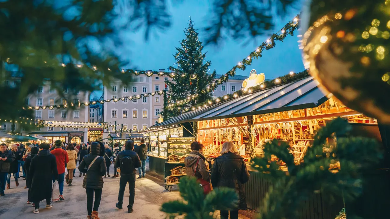 Christmas market, Salzburg 