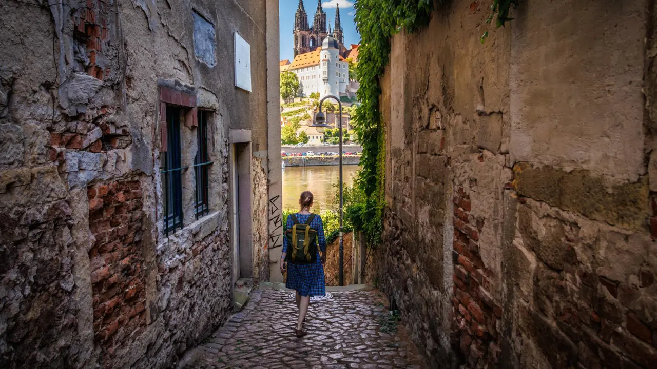 Albrechtsburg Castle and Cathedral, Meissen, Saxony, Germany