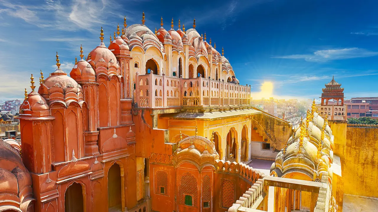 Hawa Mahal Palace Of Winds, Rajasthan, India