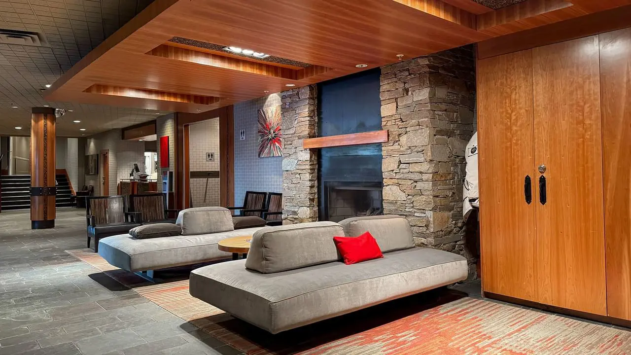 The Listel Hotel, Whistler, lobby