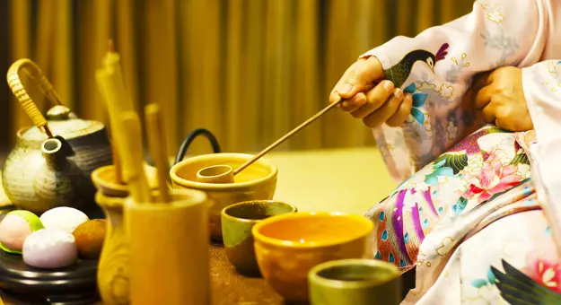 Traditional Japanese tea ceremony