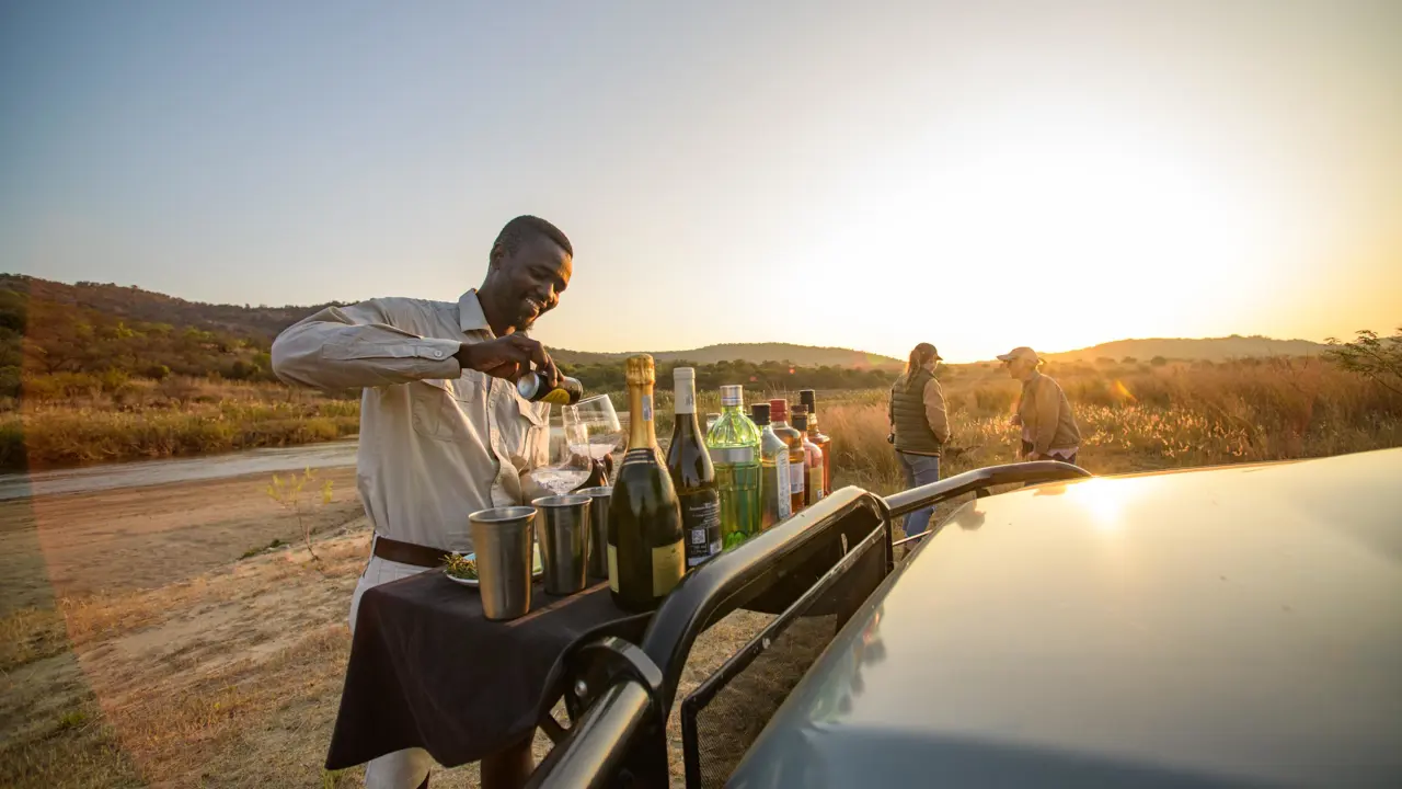 Babanango Game Reserve, sundowners