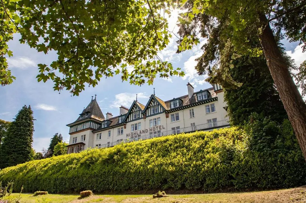 The Highland Hotel, Strathpeffer, exterior