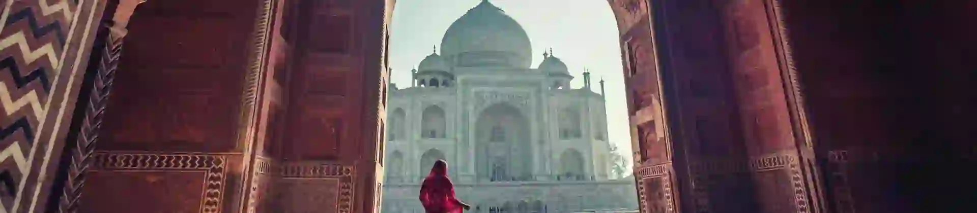 Woman in Doorway, Taj Mahal, Agra, Uttar Pradesh, India