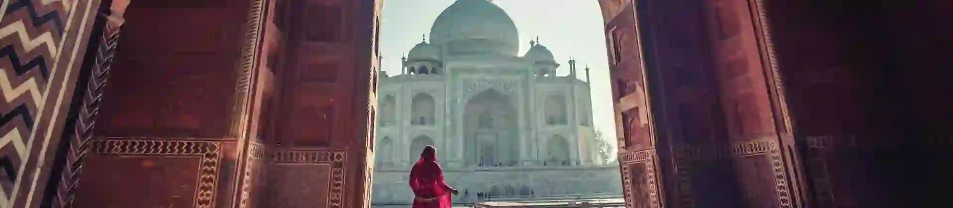 Woman in Doorway, Taj Mahal, Agra, Uttar Pradesh, India