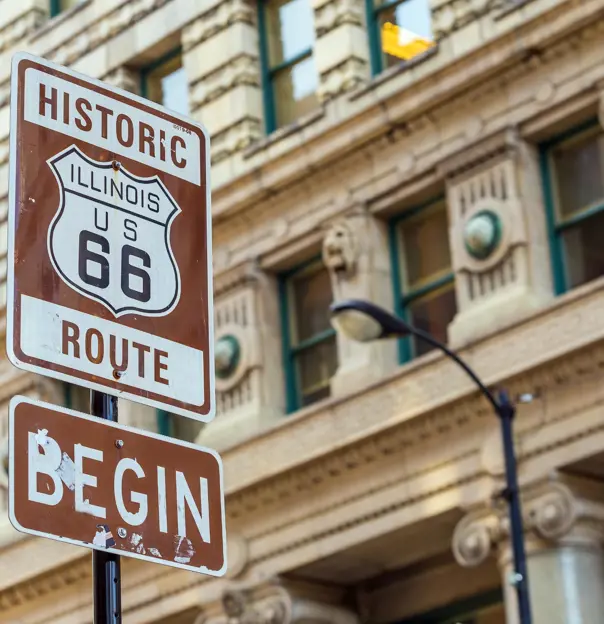 Route 66 Sign, Illinois