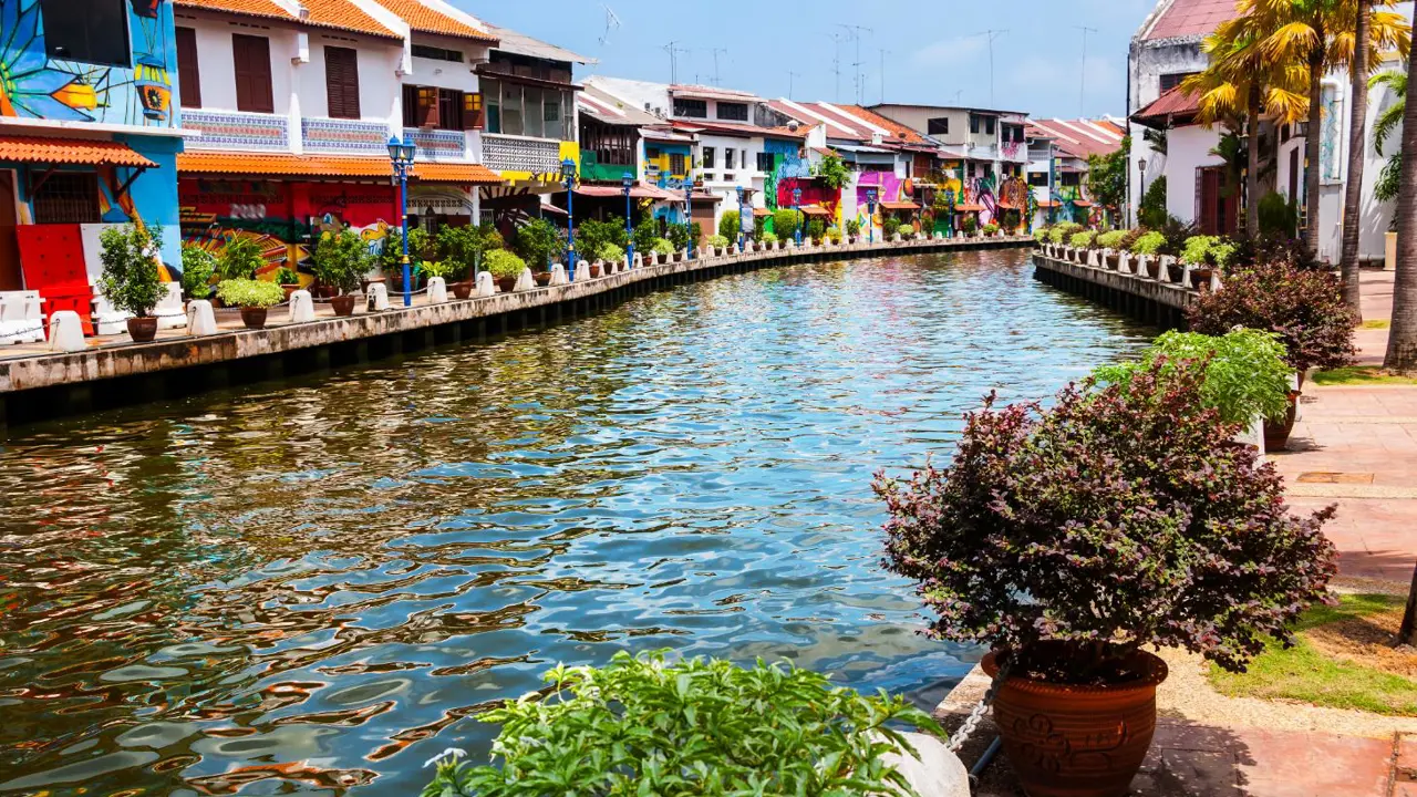 Historical part of Malacca, Malaysia