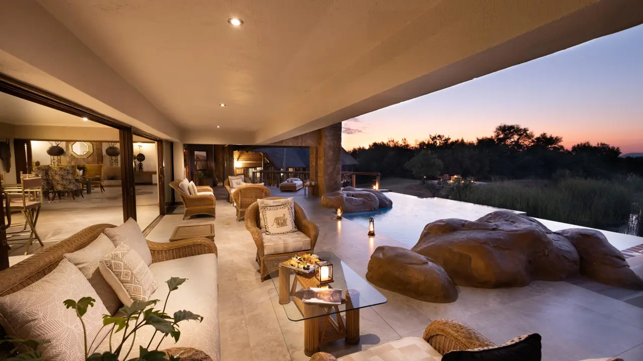 Kingfisher Villa Suites, Mabula Game Reserve, pool