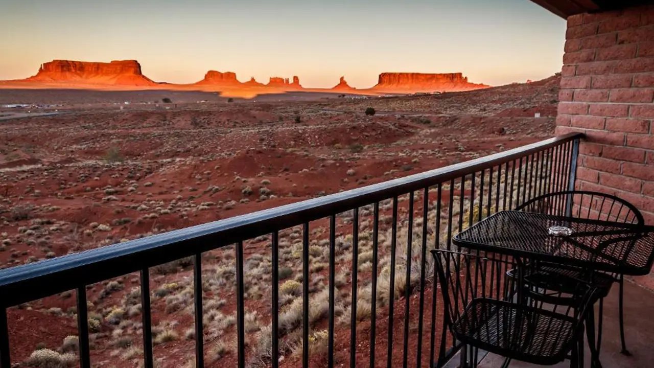 Goulding’s Lodge, Monument Valley, view