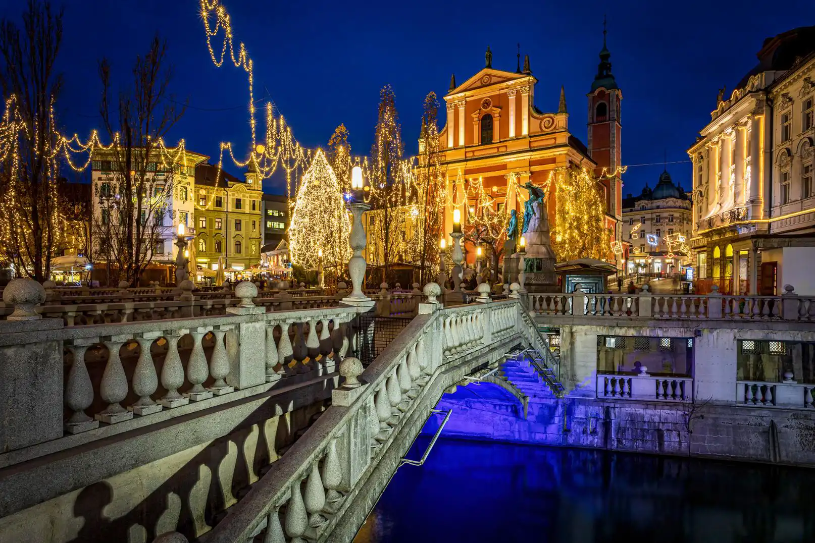 Christmas market, Ljubljana, Slovenia