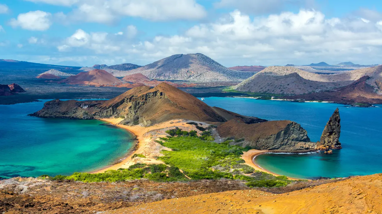View of Bartolome Island, Galápagos Islands