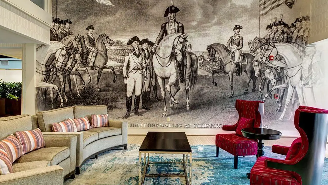 Embassy Suites Hotel, Williamsburg, lobby