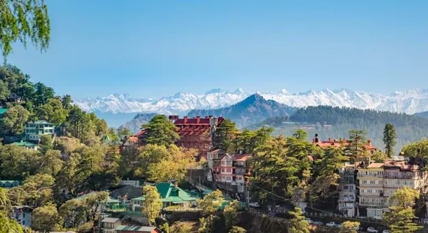 Panoramic view of Shimla